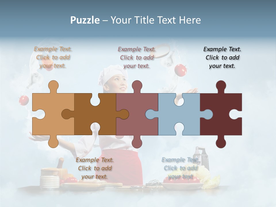 Cooking Apron Beautiful PowerPoint Template