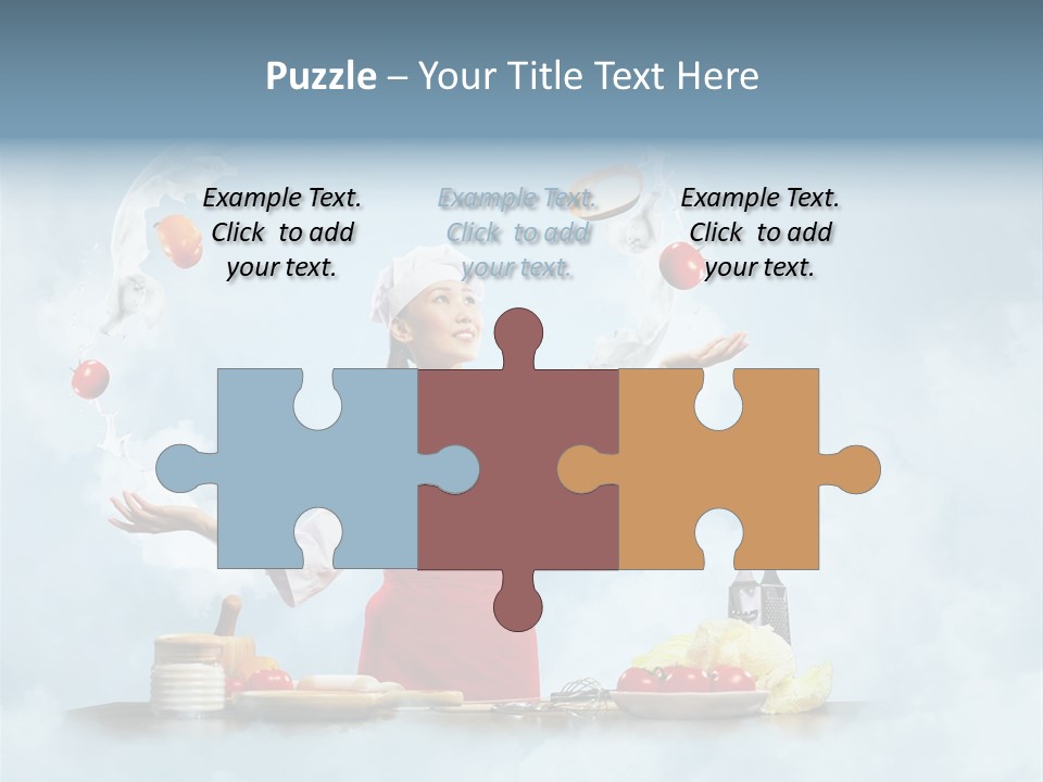 Cooking Apron Beautiful PowerPoint Template