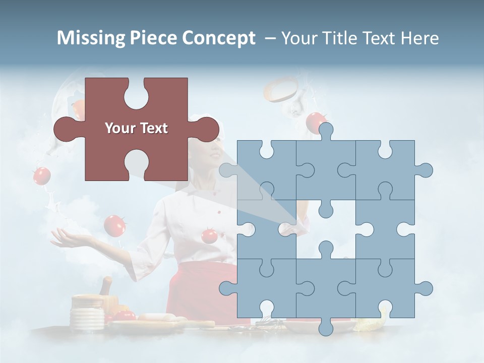 Cooking Apron Beautiful PowerPoint Template