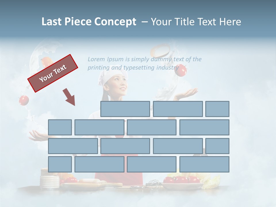 Cooking Apron Beautiful PowerPoint Template