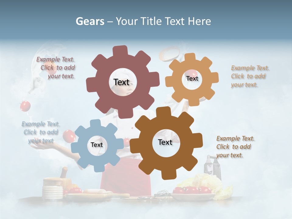 Cooking Apron Beautiful PowerPoint Template