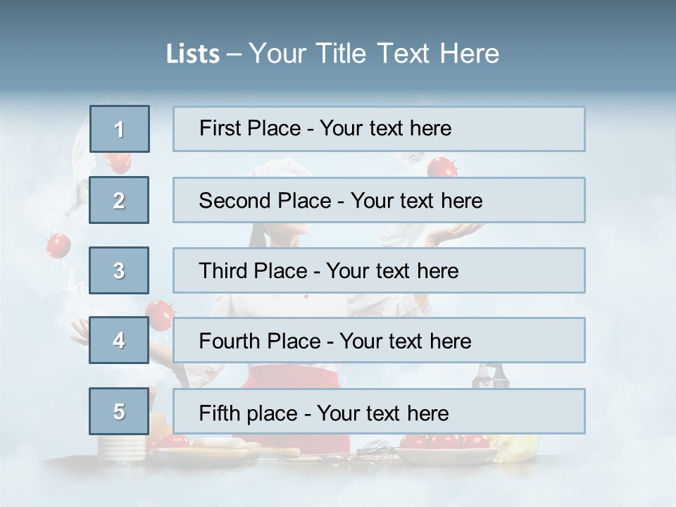 Cooking Apron Beautiful PowerPoint Template