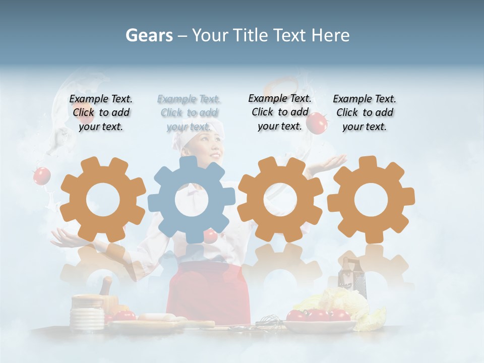 Cooking Apron Beautiful PowerPoint Template