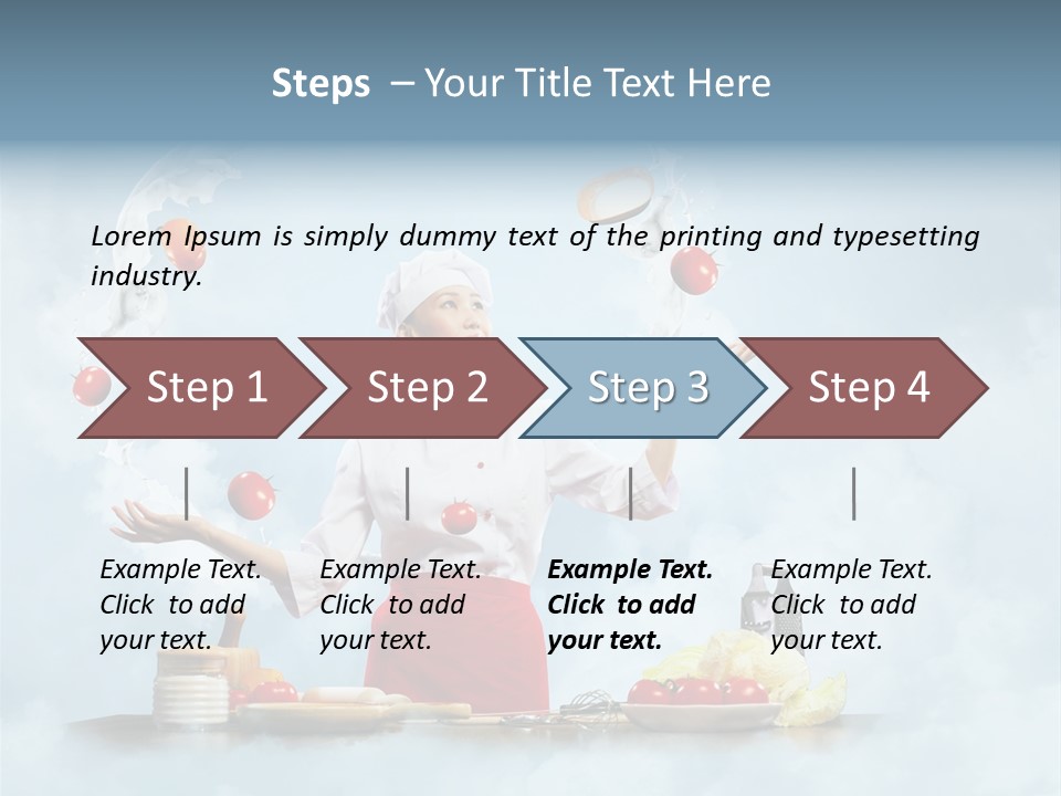Cooking Apron Beautiful PowerPoint Template
