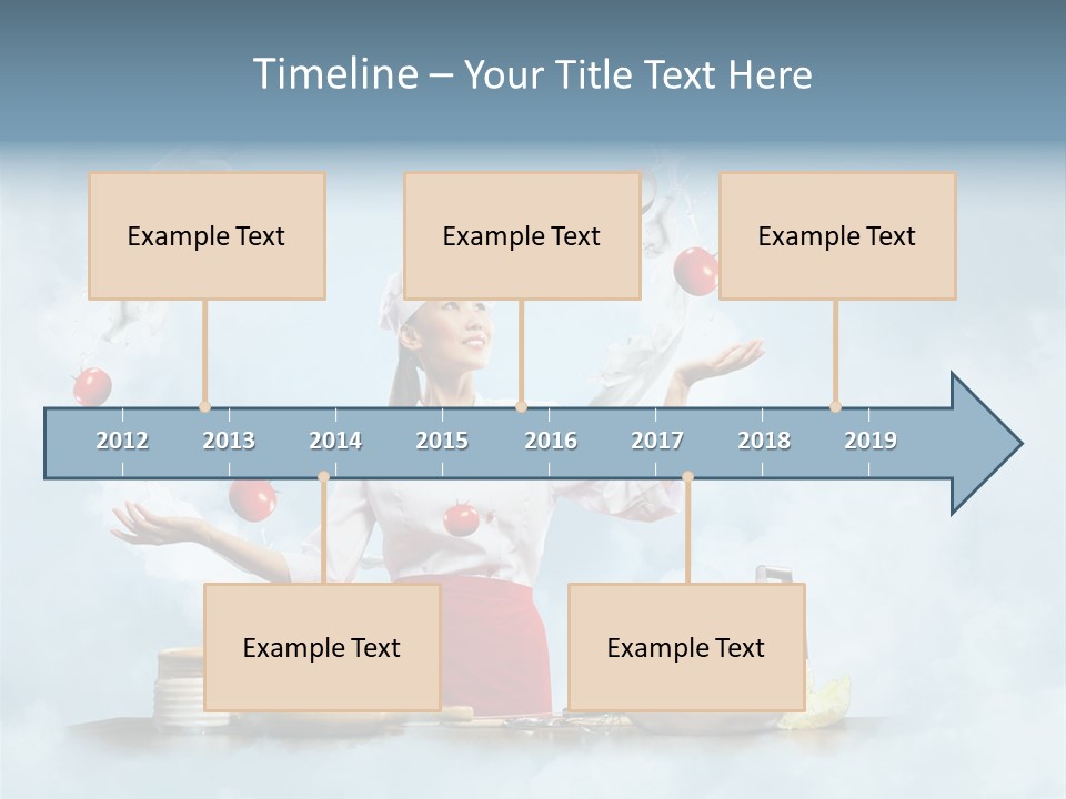 Cooking Apron Beautiful PowerPoint Template
