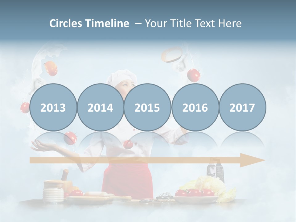 Cooking Apron Beautiful PowerPoint Template