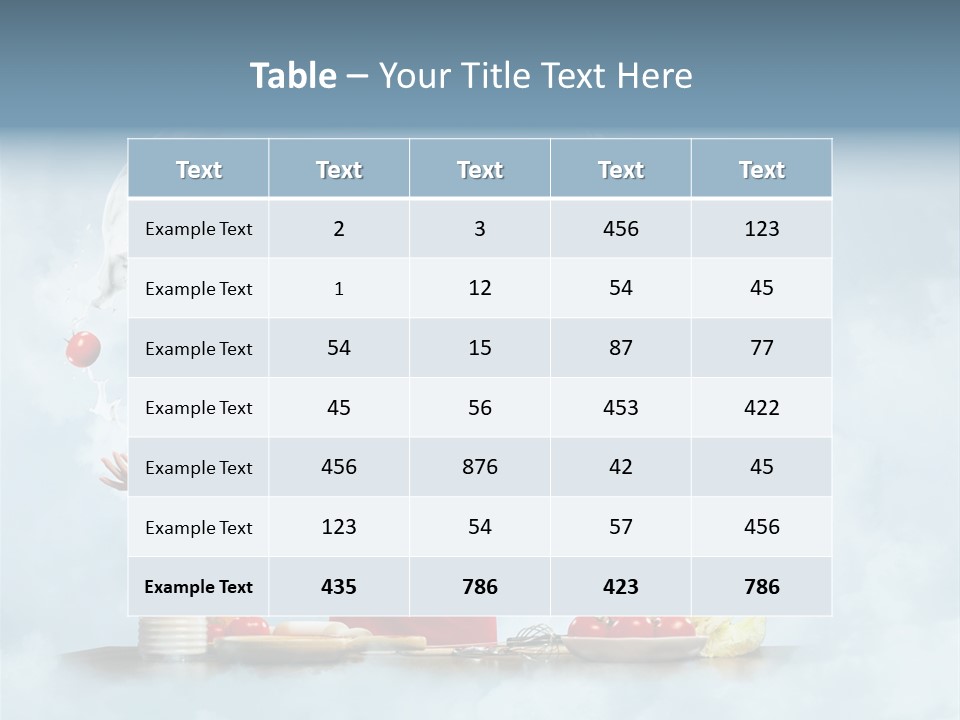 Cooking Apron Beautiful PowerPoint Template