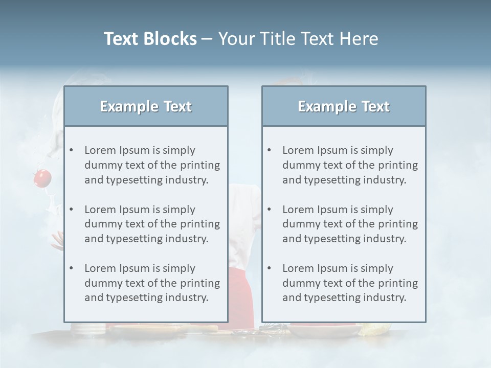 Cooking Apron Beautiful PowerPoint Template