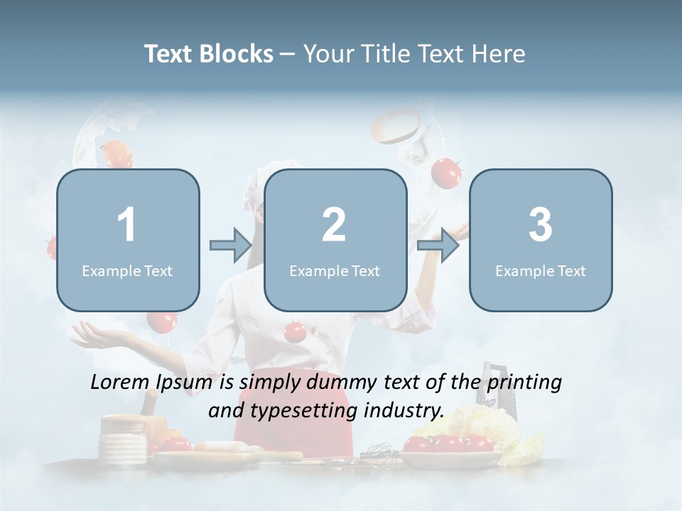 Cooking Apron Beautiful PowerPoint Template