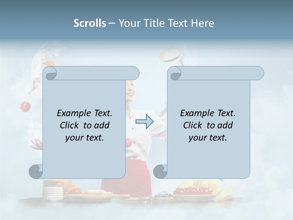 Cooking Apron Beautiful PowerPoint Template