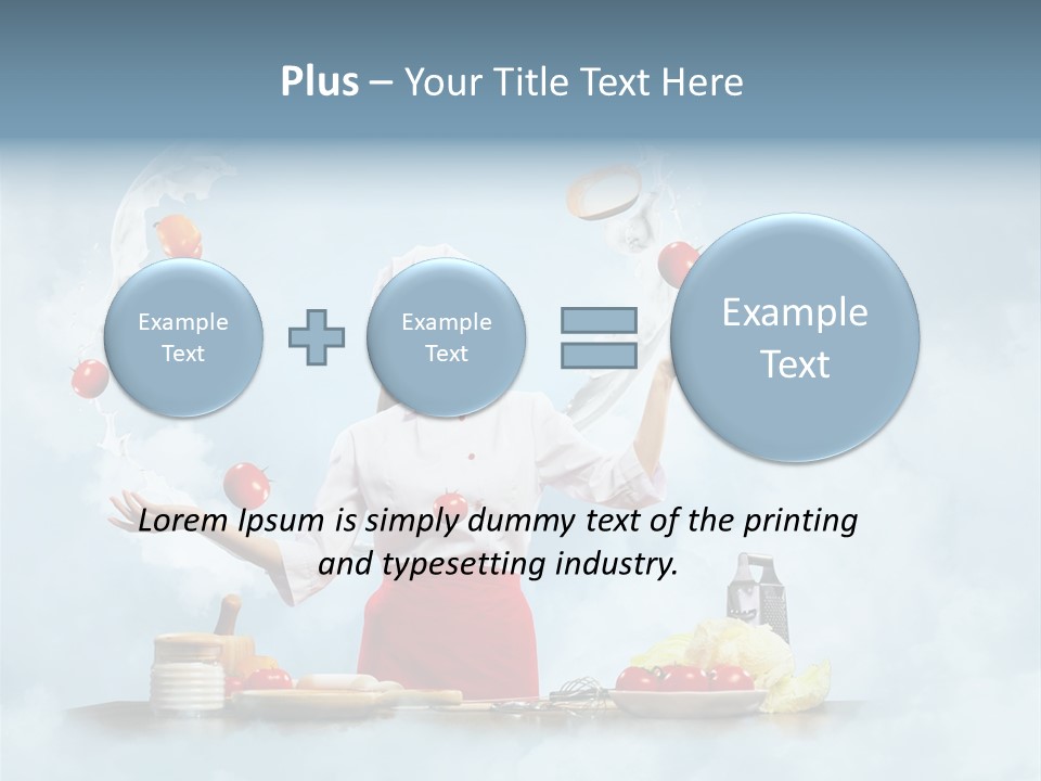 Cooking Apron Beautiful PowerPoint Template