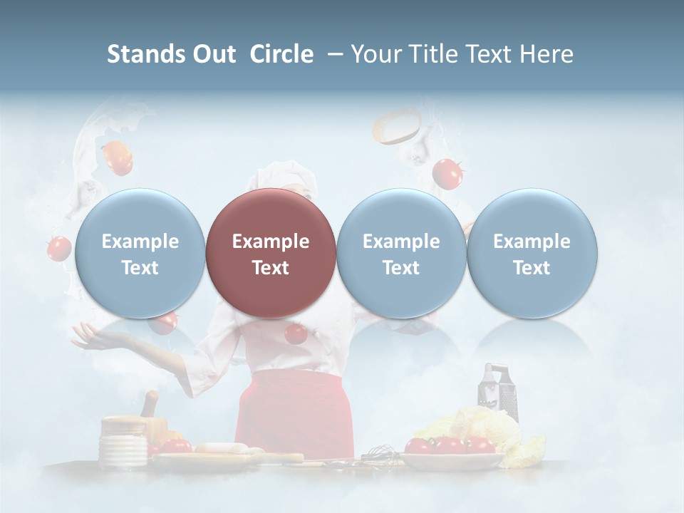 Cooking Apron Beautiful PowerPoint Template