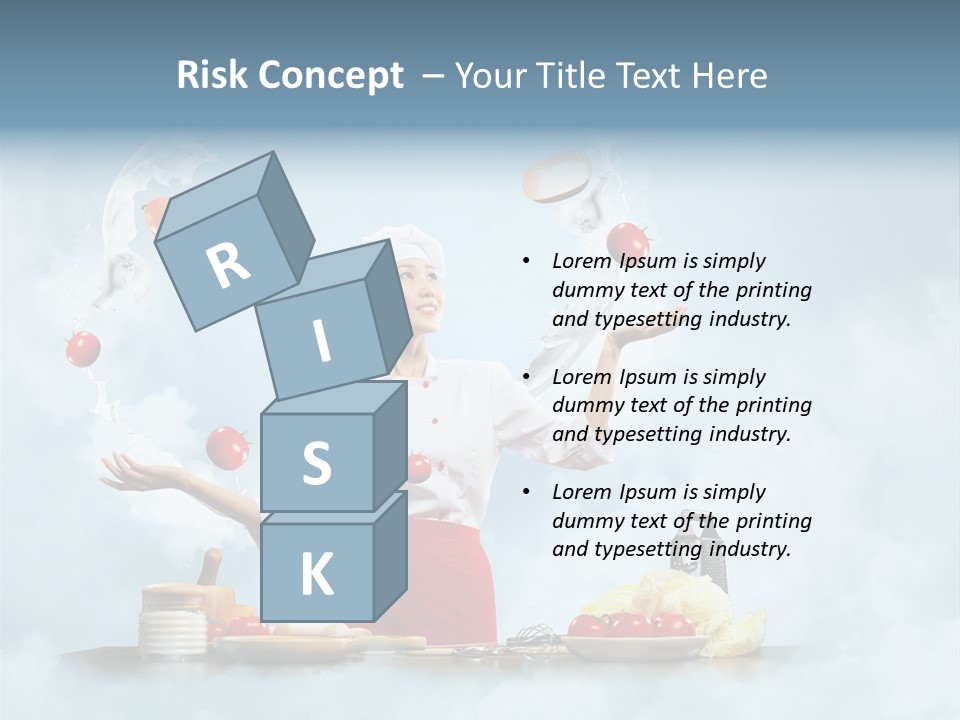 Cooking Apron Beautiful PowerPoint Template