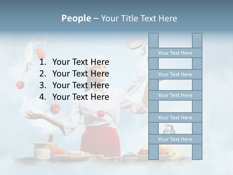 Cooking Apron Beautiful PowerPoint Template