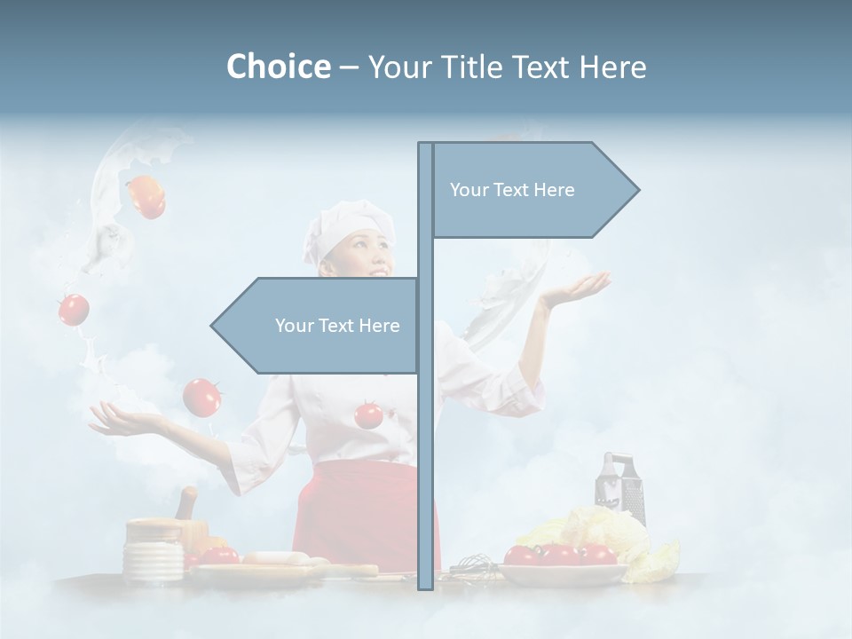 Cooking Apron Beautiful PowerPoint Template