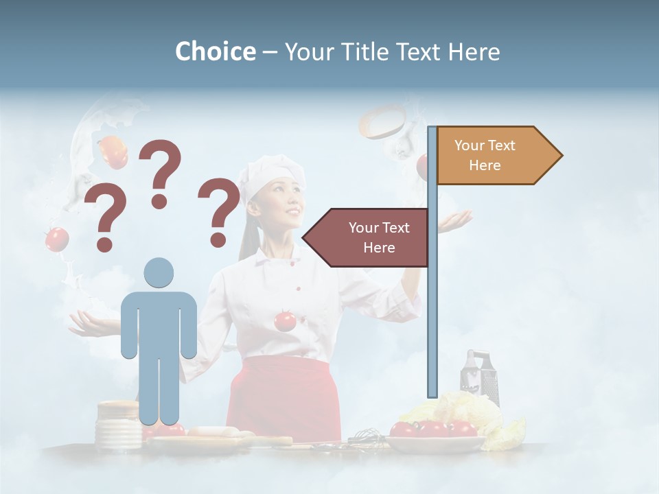 Cooking Apron Beautiful PowerPoint Template