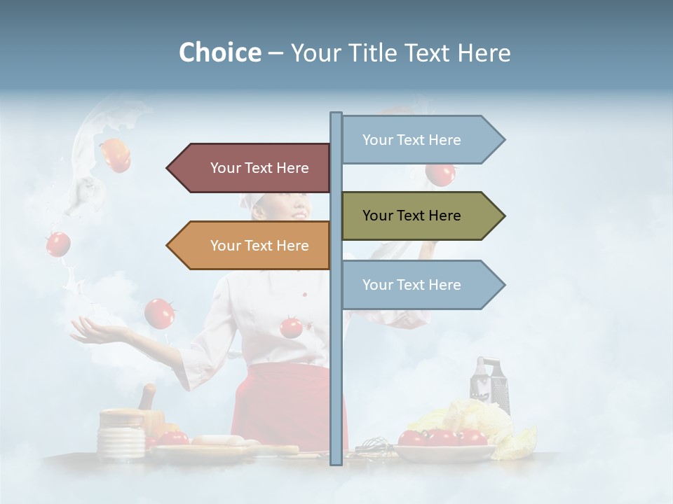 Cooking Apron Beautiful PowerPoint Template