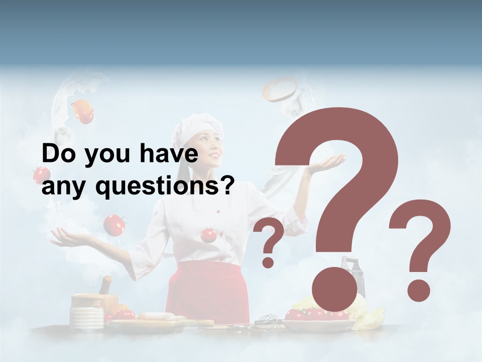 Cooking Apron Beautiful PowerPoint Template