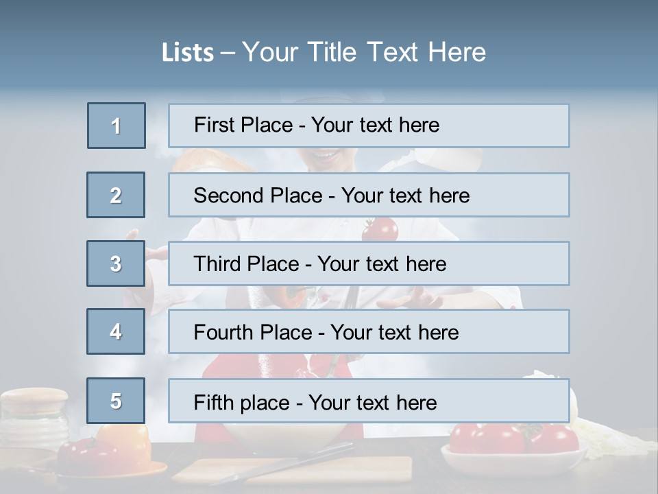 Diet View Mixing PowerPoint Template