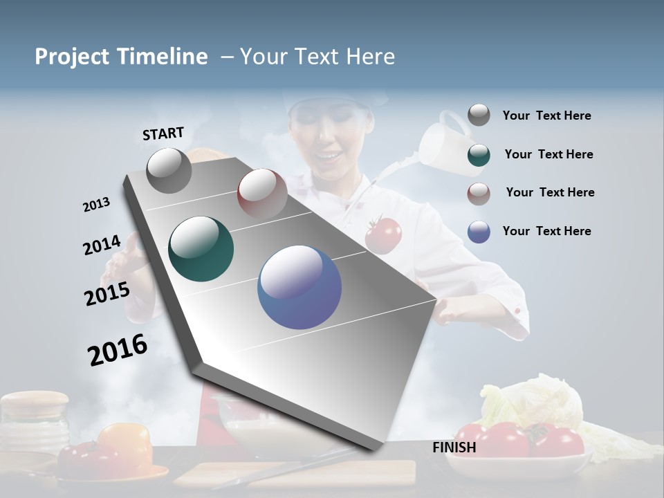 Diet View Mixing PowerPoint Template
