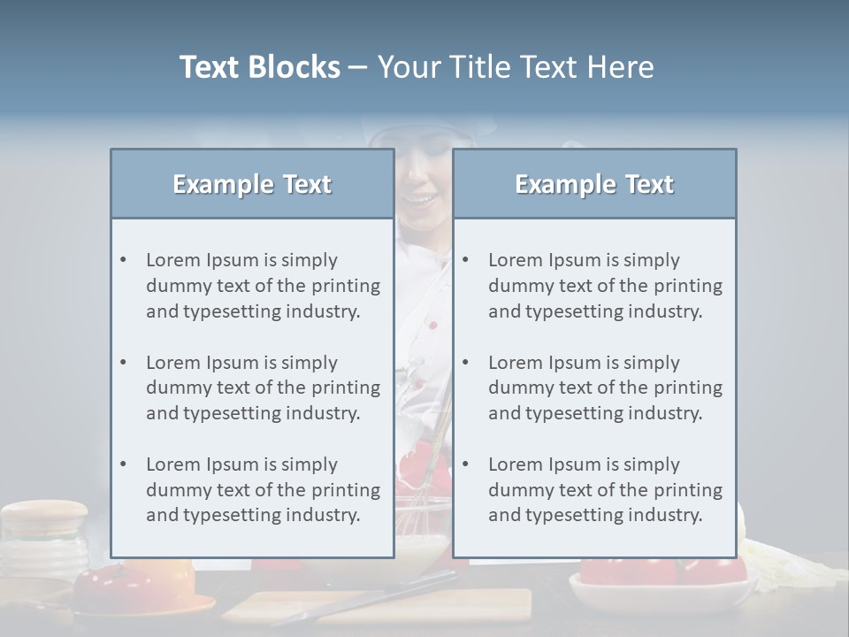 Diet View Mixing PowerPoint Template