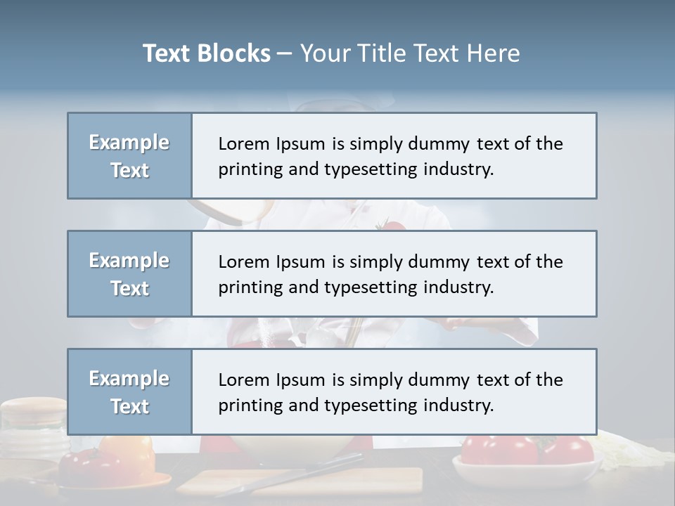 Diet View Mixing PowerPoint Template