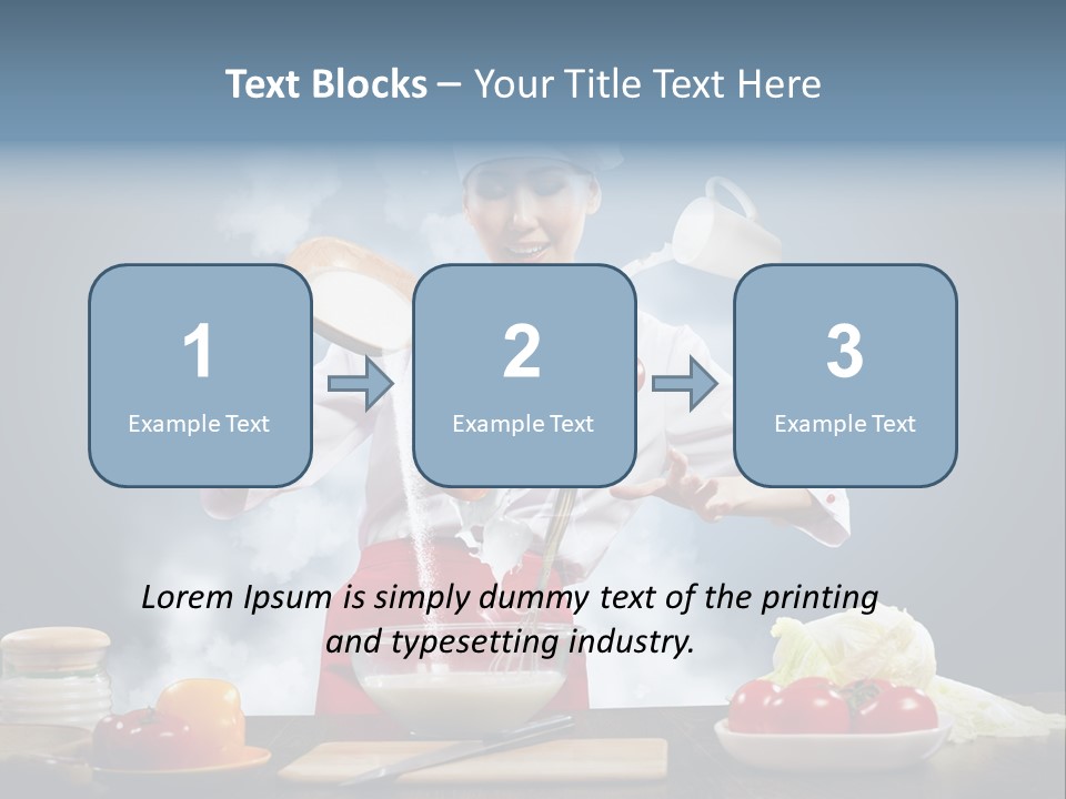 Diet View Mixing PowerPoint Template