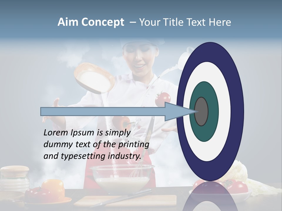 Diet View Mixing PowerPoint Template