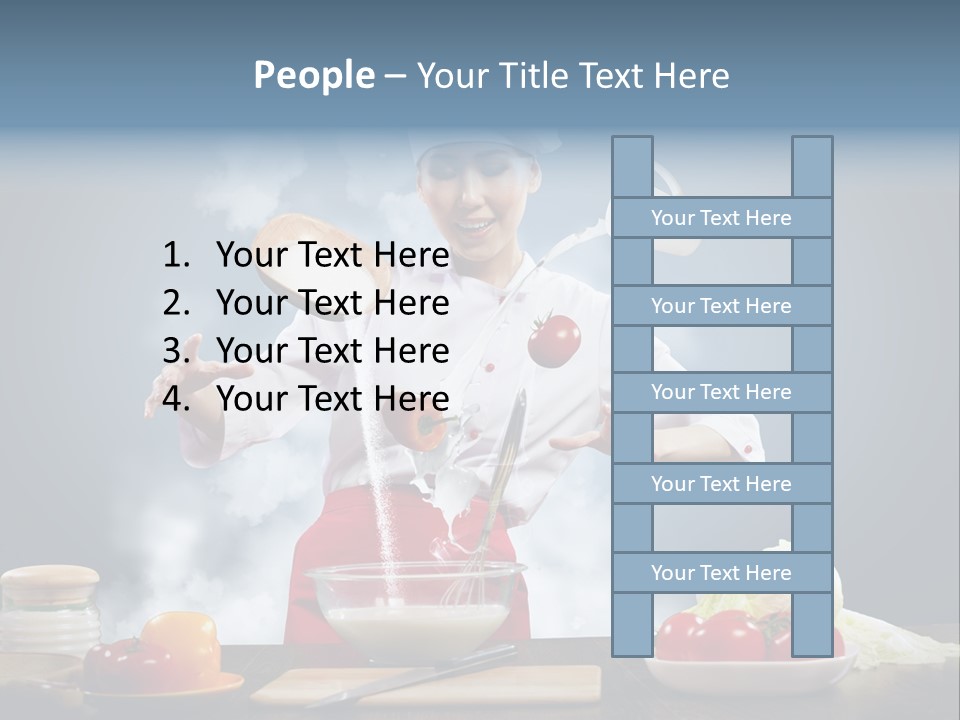 Diet View Mixing PowerPoint Template