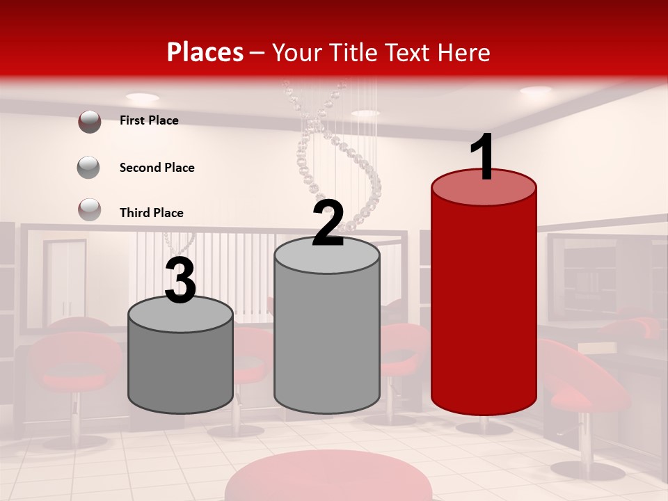 Chair Stylish Reflection PowerPoint Template