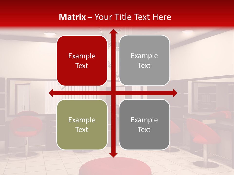Chair Stylish Reflection PowerPoint Template