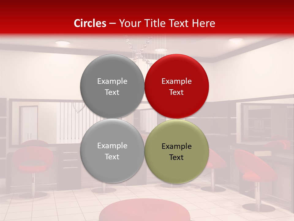 Chair Stylish Reflection PowerPoint Template
