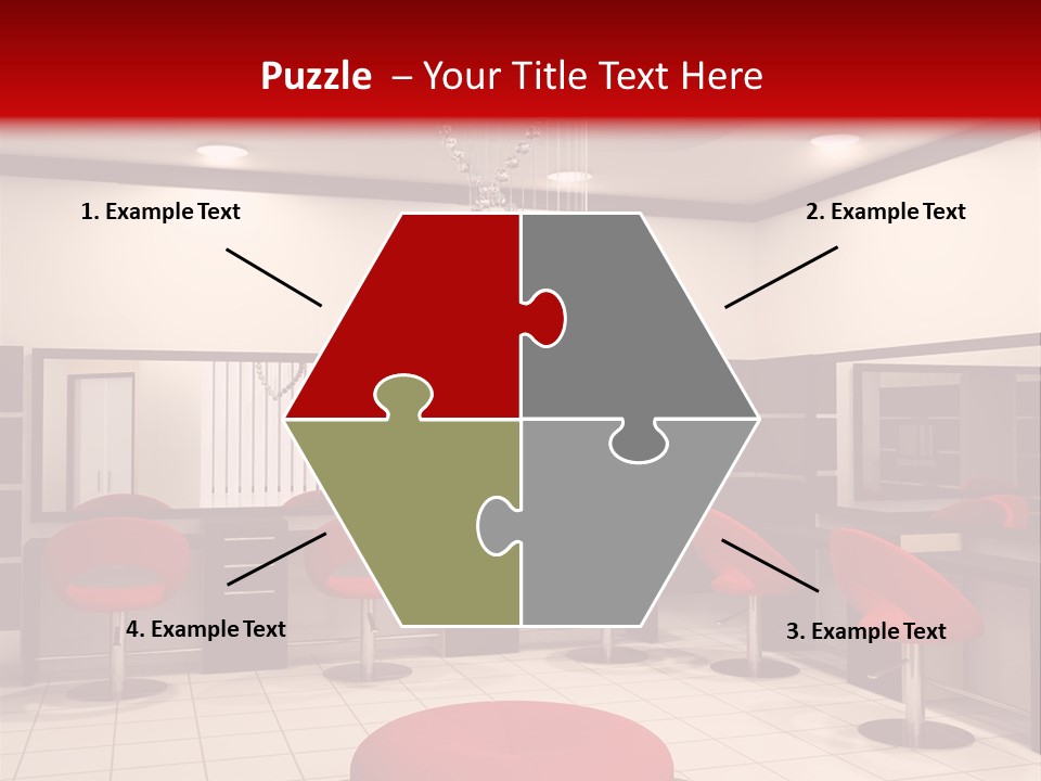 Chair Stylish Reflection PowerPoint Template