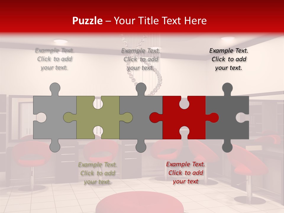 Chair Stylish Reflection PowerPoint Template