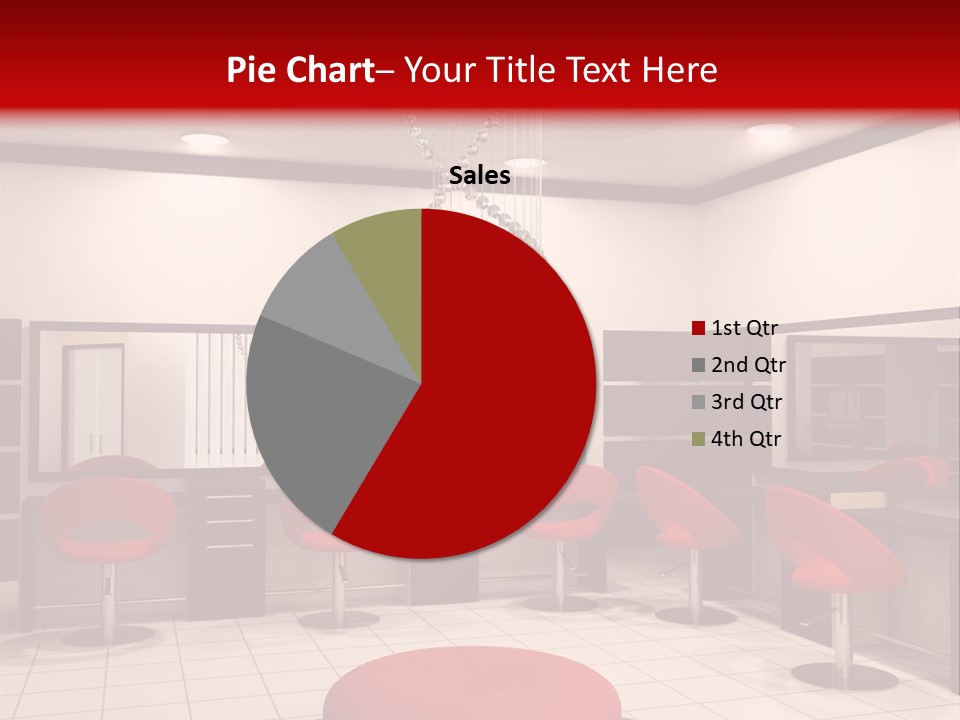 Chair Stylish Reflection PowerPoint Template