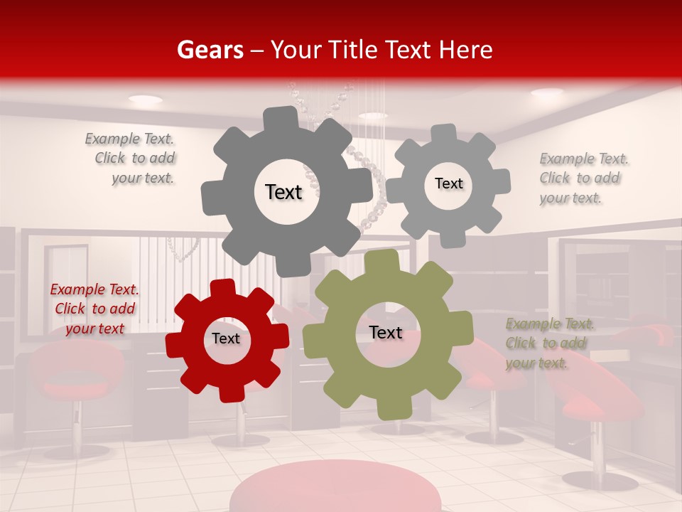 Chair Stylish Reflection PowerPoint Template