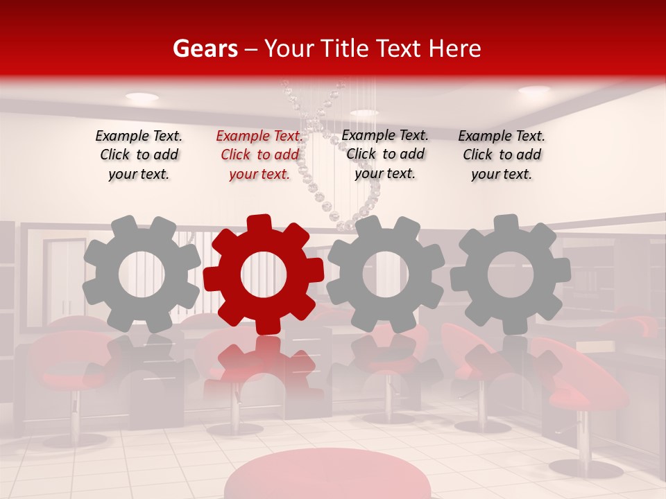 Chair Stylish Reflection PowerPoint Template