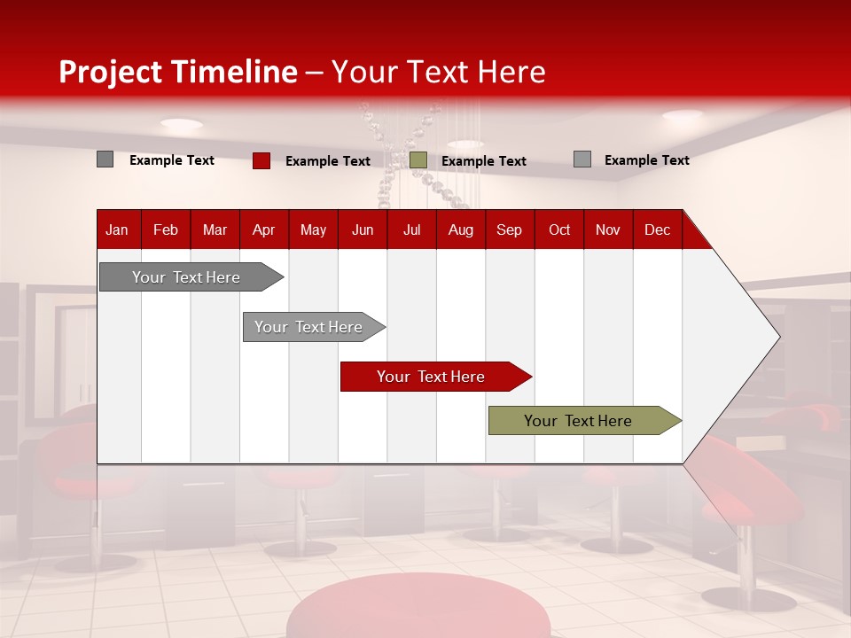 Chair Stylish Reflection PowerPoint Template