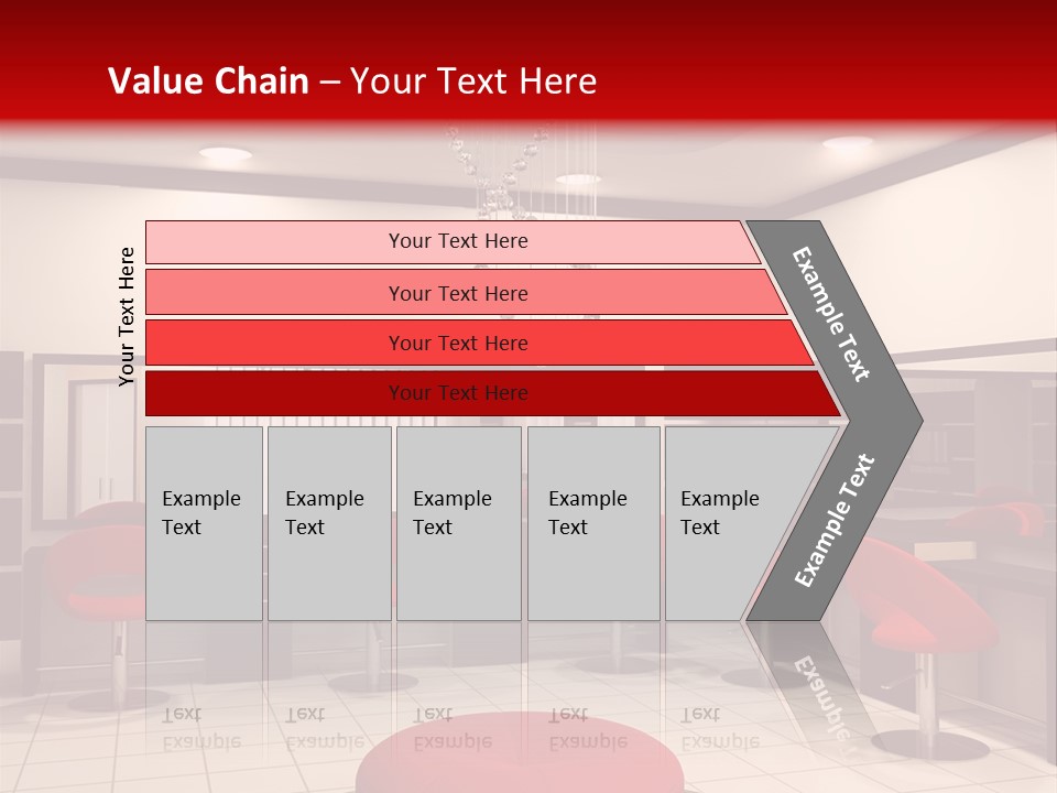 Chair Stylish Reflection PowerPoint Template