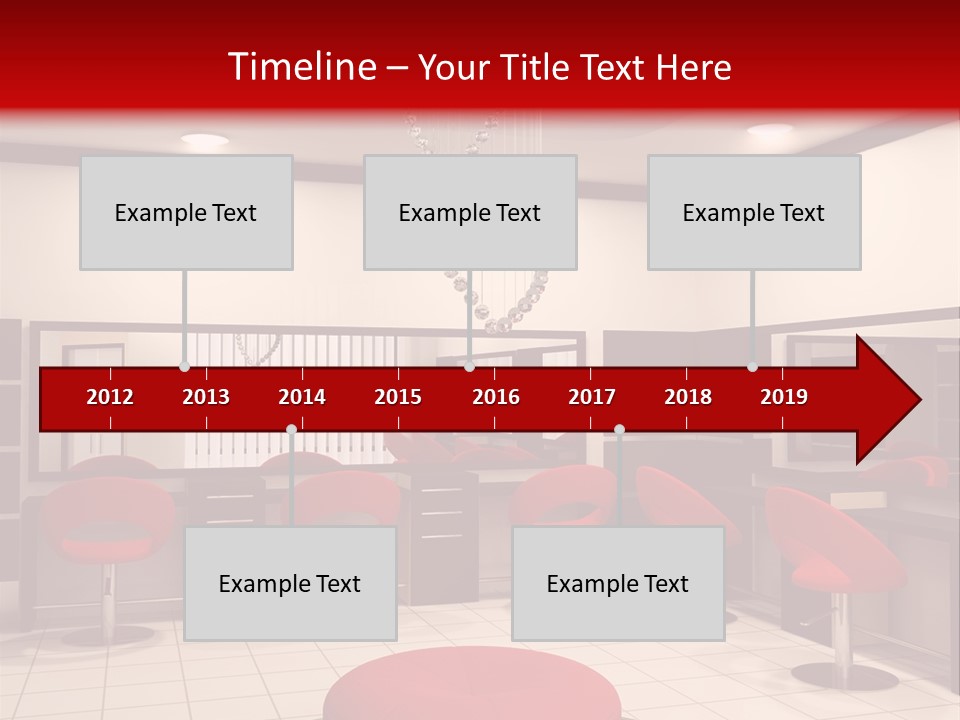 Chair Stylish Reflection PowerPoint Template