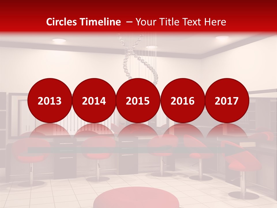 Chair Stylish Reflection PowerPoint Template