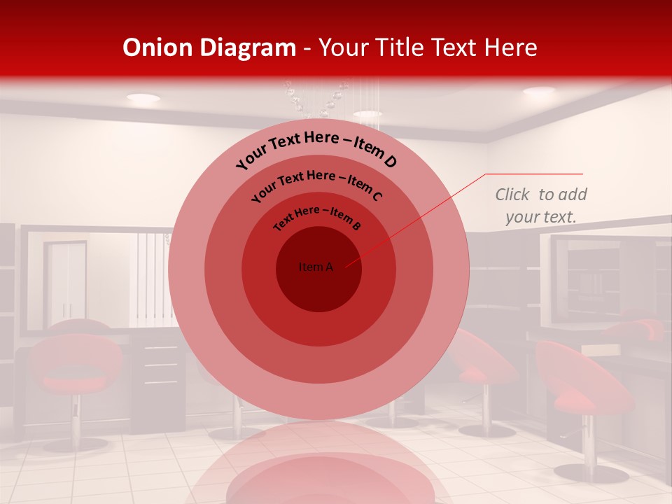 Chair Stylish Reflection PowerPoint Template