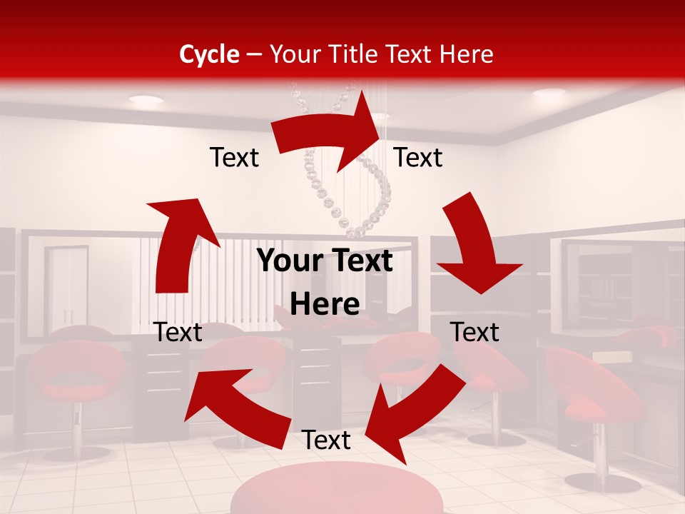 Chair Stylish Reflection PowerPoint Template