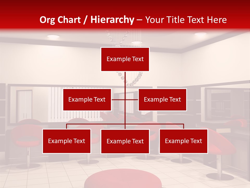 Chair Stylish Reflection PowerPoint Template