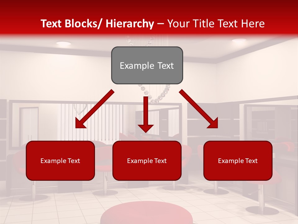Chair Stylish Reflection PowerPoint Template