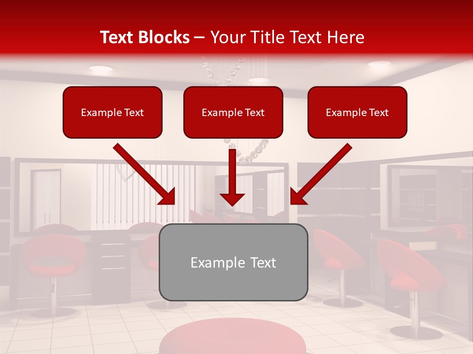 Chair Stylish Reflection PowerPoint Template
