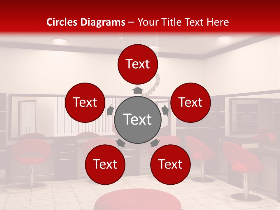 Chair Stylish Reflection PowerPoint Template