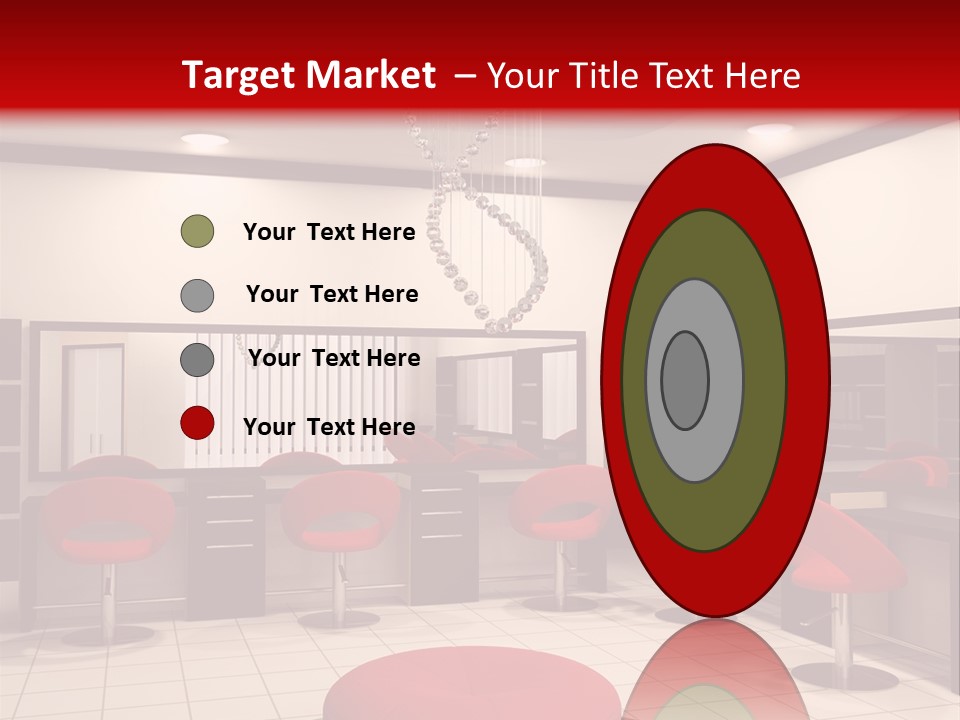 Chair Stylish Reflection PowerPoint Template