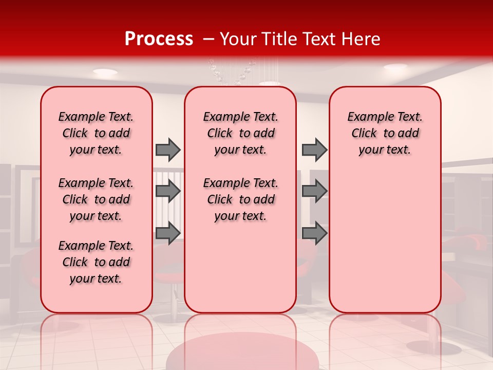 Chair Stylish Reflection PowerPoint Template