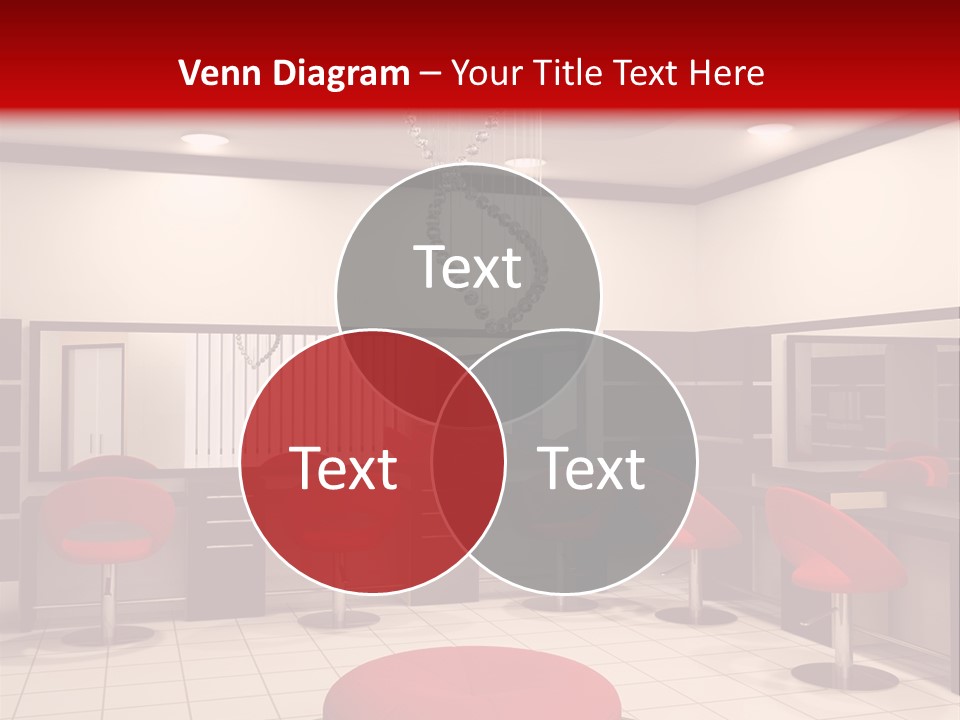 Chair Stylish Reflection PowerPoint Template